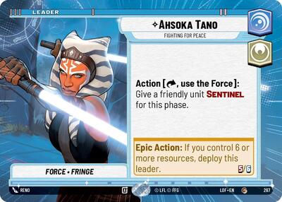Ahsoka Tano Fighting For Peace Hyperspace (LOF 267) [Legends of the Force]
