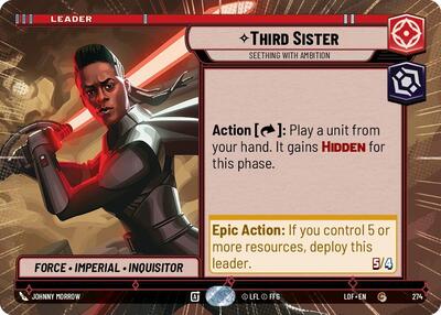 Third Sister Seething With Ambition Hyperspace (LOF 274) [Legends of the Force]