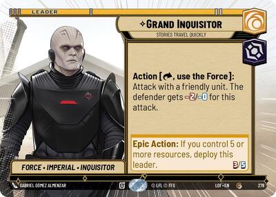 Grand Inquisitor Stories Travel Quickly Hyperspace (LOF 278) [Legends of the Force]