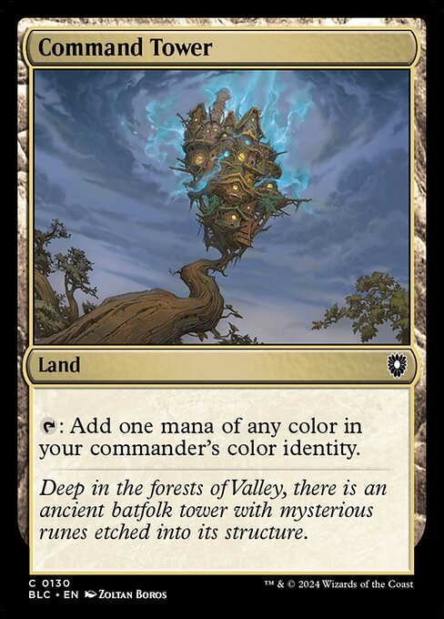Command Tower (BLC 130) [Bloomburrow Commander]
