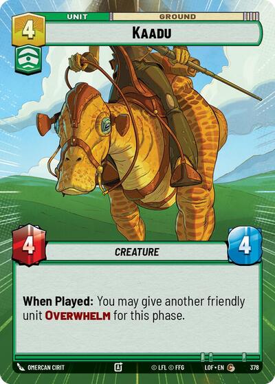 Kaadu Hyperspace (LOF 378) [Legends of the Force]