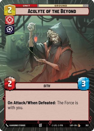 Acolyte of the Beyond (393) (Hyperspace) (393) [Legends of the Force]