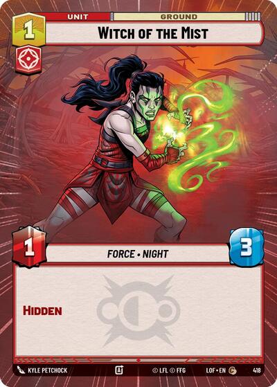 Witch of the Mist Hyperspace (LOF 418) [Legends of the Force]