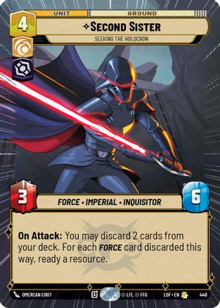 Second Sister - Seeking the Holocron (448) (Hyperspace) (448) [Legends of the Force]