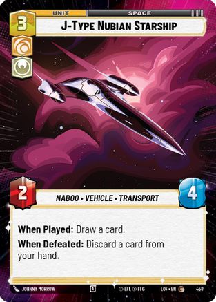 J-Type Nubian Starship (458) (Hyperspace) (458) [Legends of the Force]