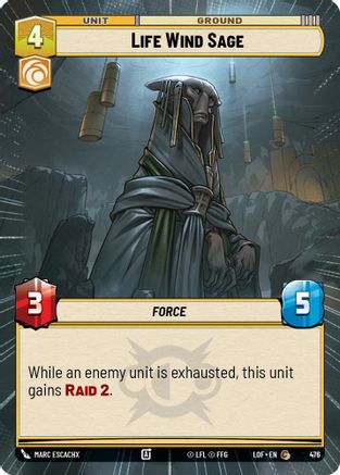 Life Wind Sage (476) (Hyperspace) (476) [Legends of the Force]