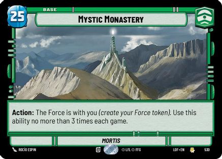 Mystic Monastery (530) (Foil) (530) [Legends of the Force]