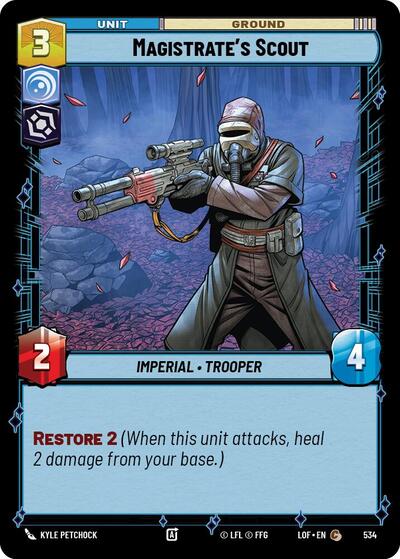 Magistrates Scout Foil (LOF 534) [Legends of the Force]