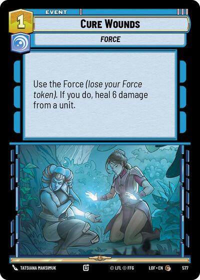 Cure Wounds Foil (LOF 577) [Legends of the Force]