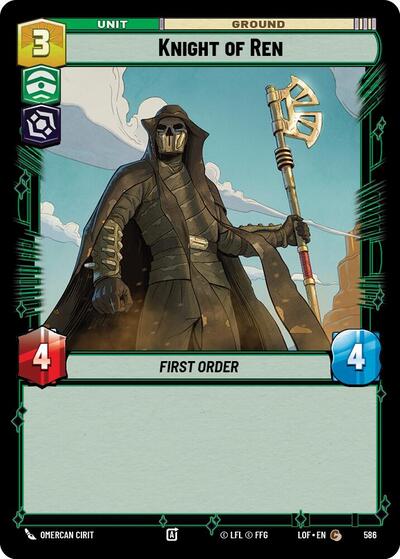 Knight of Ren Foil (LOF 586) [Legends of the Force]