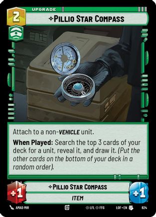 Pillio Star Compass (624) (Foil) (624) [Legends of the Force]