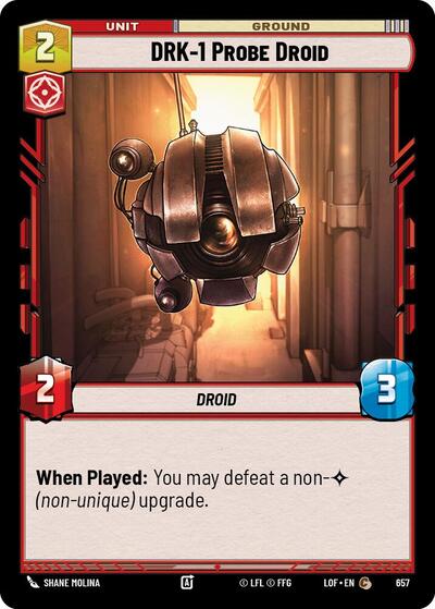 DRK 1 Probe Droid Foil (LOF 657) [Legends of the Force]