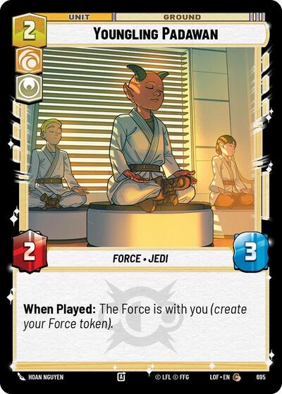 Youngling Padawan Foil (LOF 695) [Legends of the Force]