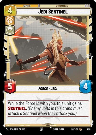 Jedi Sentinel Foil (LOF 698) [Legends of the Force]