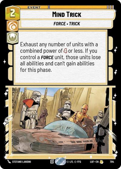 Mind Trick Foil (LOF 704) [Legends of the Force]