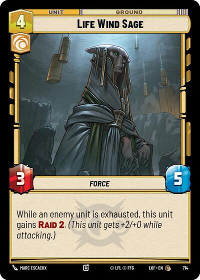 Life Wind Sage Foil (LOF 714) [Legends of the Force]
