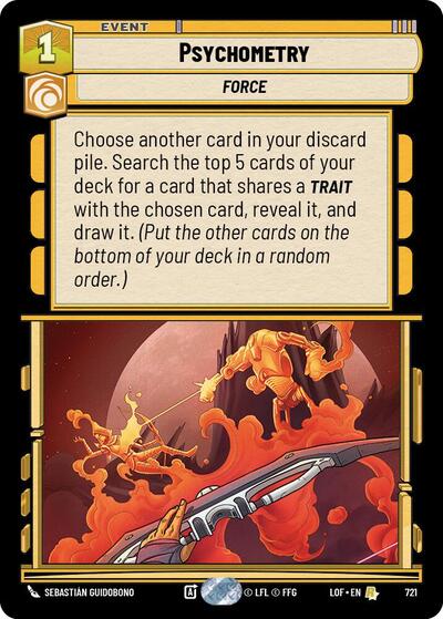Psychometry Foil (LOF 721) [Legends of the Force]
