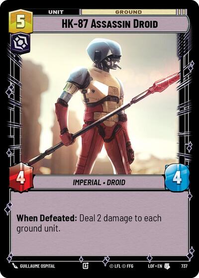 HK 87 Assassin Droid Foil (LOF 737) [Legends of the Force]