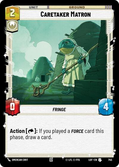 Caretaker Matron Foil (LOF 745) [Legends of the Force]