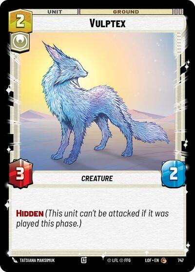 Vulptex Foil (LOF 747) [Legends of the Force]