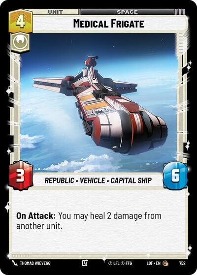 Medical Frigate Foil (LOF 752) [Legends of the Force]