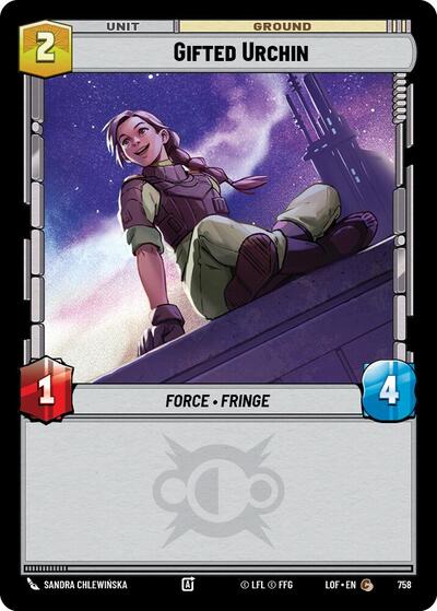 Gifted Urchin Foil (LOF 758) [Legends of the Force]