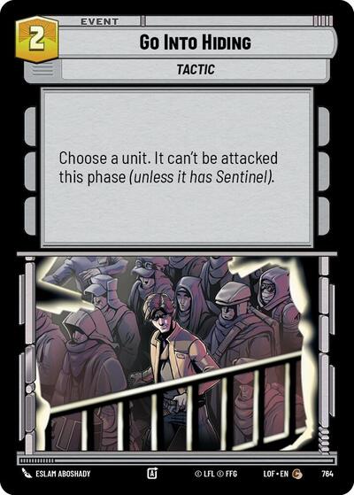 Go Into Hiding Foil (LOF 764) [Legends of the Force]