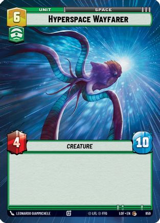 Hyperspace Wayfarer (859) (Hyperspace Foil) (859) [Legends of the Force]