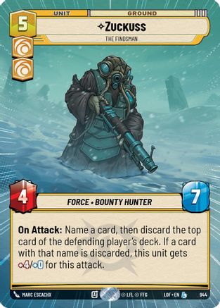 Zuckuss - The Findsman (944) (Hyperspace Foil) (944) [Legends of the Force]