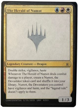 The Herald of Numot [Unknown Event]