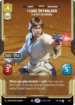 Luke Skywalker - A Hero's Beginning (1125) (Serialized) (1125) [Legends of the Force]
