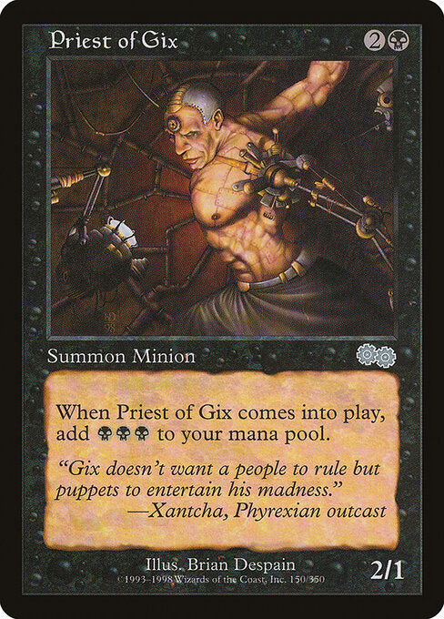 Priest of Gix (USG 150) [Urza's Saga]