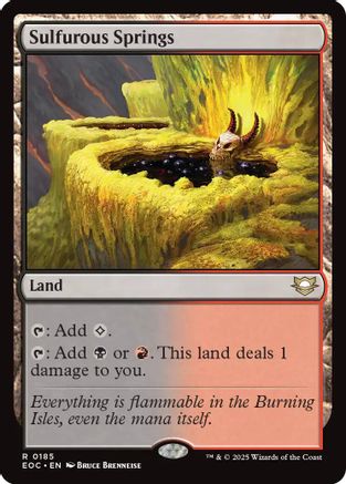 Sulfurous Springs [Edge of Eternities Commander]