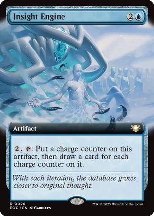 Insight Engine (Extended Art) [Edge of Eternities Commander]