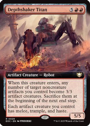 Depthshaker Titan (Extended Art) [Edge of Eternities Commander]