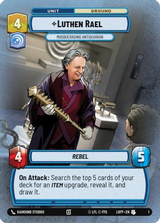 Luthen Rael - Masquerading Antiquarian (1) (1) [Organized Play Promos]