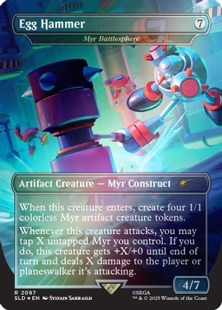 Egg Hammer - Myr Battlesphere (Rainbow Foil) [Secret Lair Drop Series]