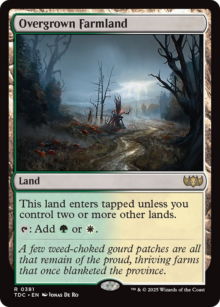 Overgrown Farmland [Tarkir: Dragonstorm Commander]