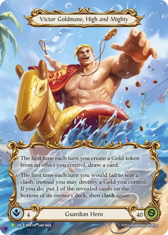 Victor Goldmane, High and Mighty [HER145] (Promo)  Rainbow Foil