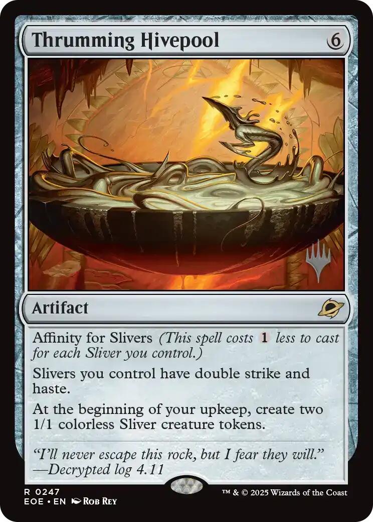 Thrumming Hivepool (Promo Pack) [Edge of Eternities Promo Pack]