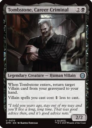 Tombstone, Career Criminal [Marvel's Spider-Man]