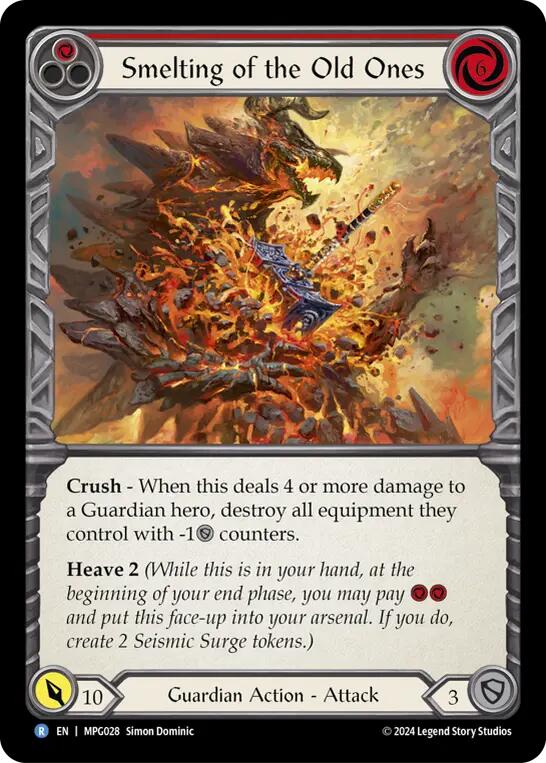 Smelting of the Old Ones [MPG028] (Mastery Pack Guardian)  Rainbow Foil