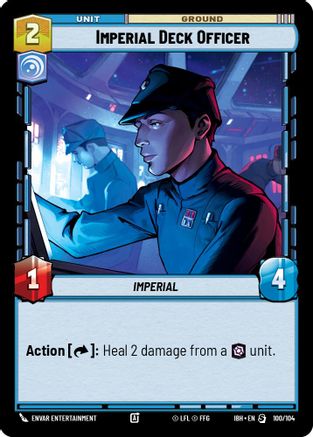 Imperial Deck Officer (100/104) (100/104) [Intro Battle: Hoth]