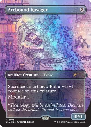 Arcbound Ravager (2105) (Galaxy Foil) [Secret Lair Drop Series]