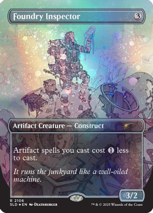 Foundry Inspector (Galaxy Foil) [Secret Lair Drop Series]