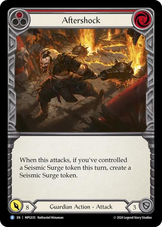 Aftershock (Red) [MPG035] (Mastery Pack Guardian)
