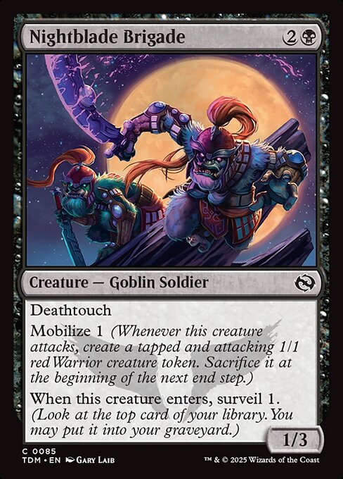 Nightblade Brigade (TDM 85) [Tarkir: Dragonstorm]