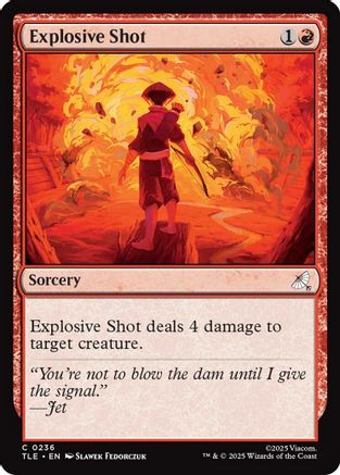 Explosive Shot [Avatar: The Last Airbender: Eternal-Legal]