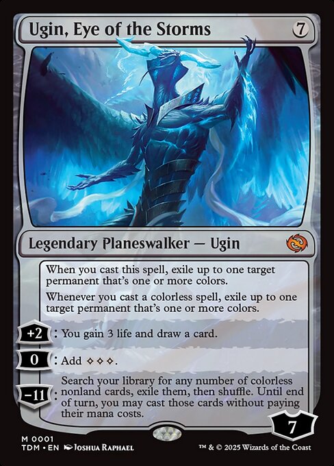 Ugin, Eye of the Storms (TDM 1) [Tarkir: Dragonstorm]