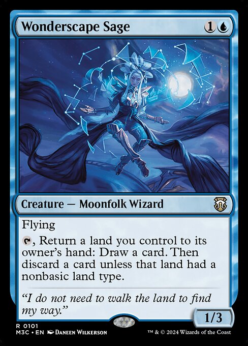 Wonderscape Sage (M3C 101) [Modern Horizons 3 Commander]